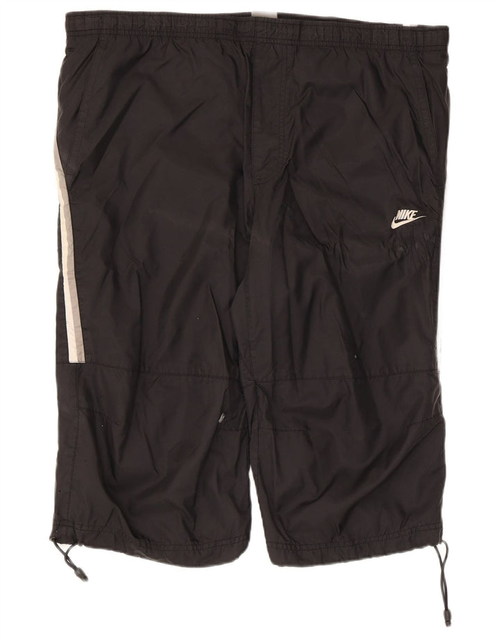 Nike Bermudas deportivas para hombre, talla grande, color negro
