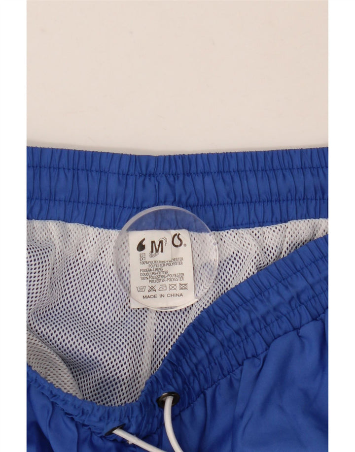 Pantalón De Chándal Asics Hombre Azul Medio Colorblock Poliéster