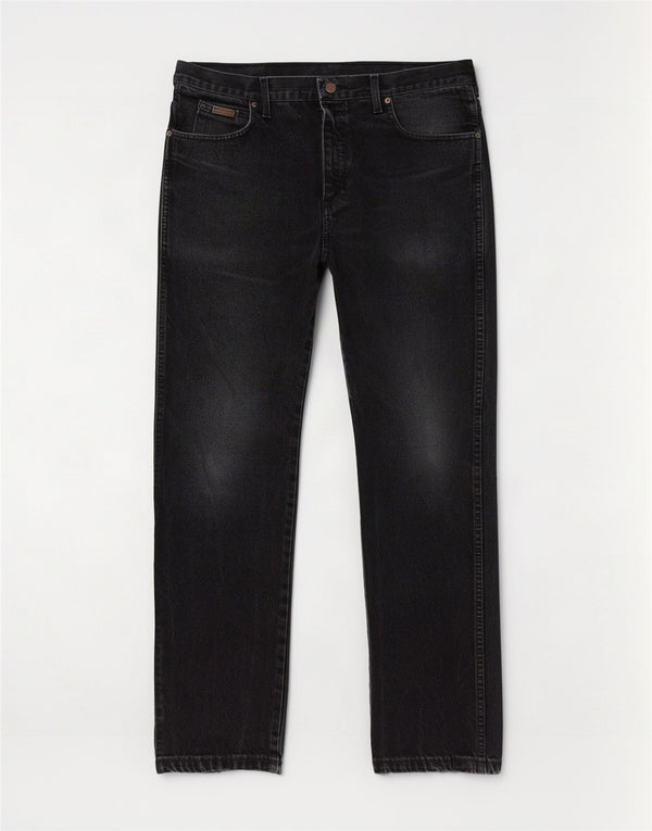 Wrangler Vaqueros rectos para hombre W34 L31 Gris
