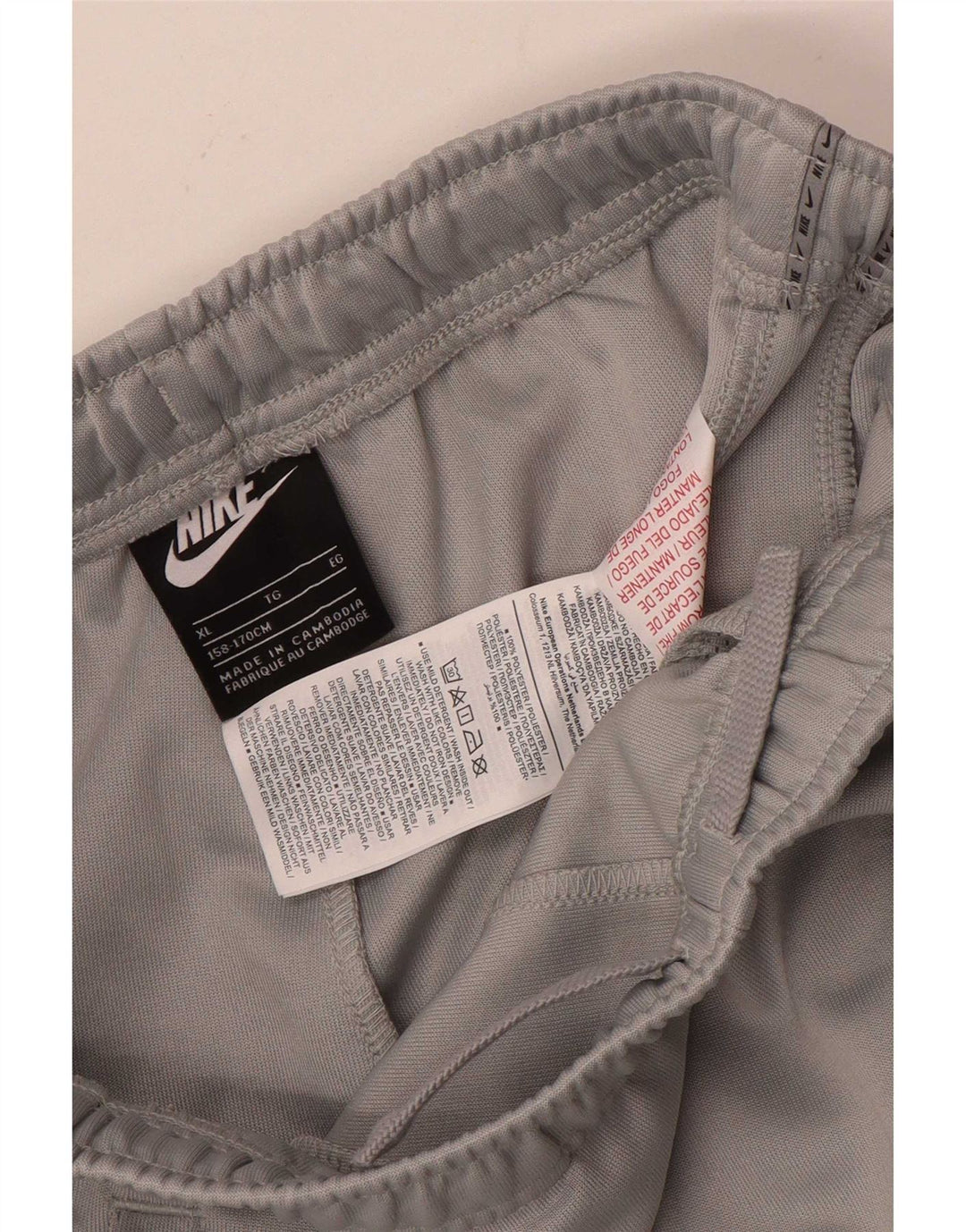 Nike Pantalón Chándal Niño Joggers 13-14 Años XL Gris Poliéster