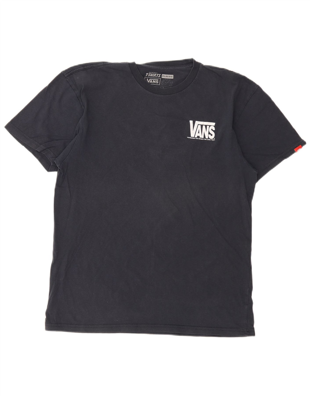 Vans - Camiseta gráfica para hombre, talla grande, algodón azul marino