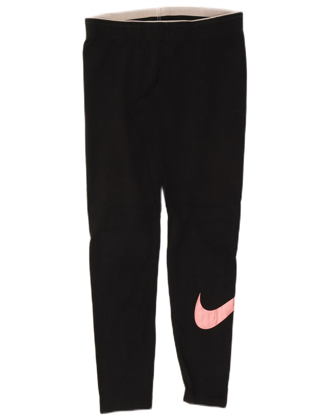 Nike - Leggings gráficos para mujer (talla 40), algodón negro mediano