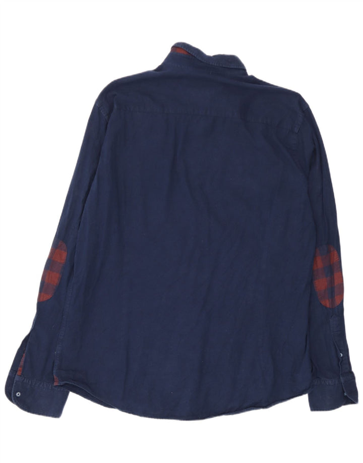 Camisa Massimo Dutti Hombre XL Azul Marino