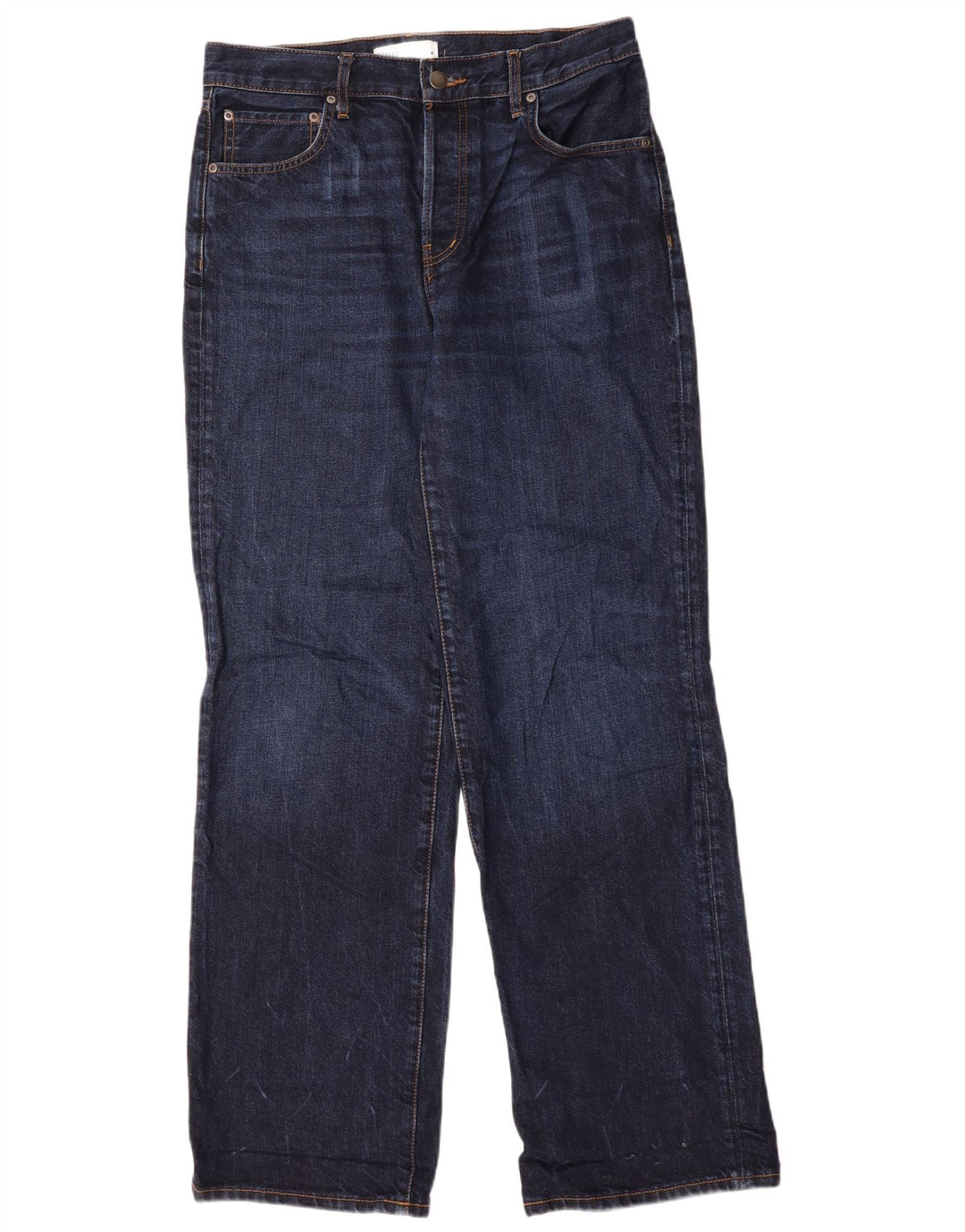 Zara Jeans Rectos Mujer EU 40 Medium W30 L33 Algodón Azul