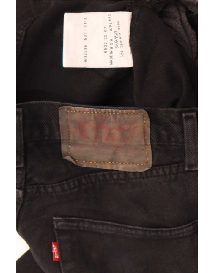 Levi's Vaqueros Rectos Mujer W32 L27 Negro