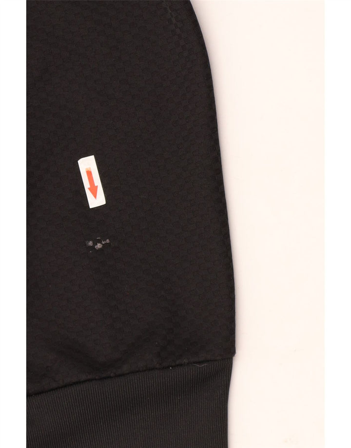 Adidas Sudadera gráfica para mujer Jumper UK 12 Mediano Negro Poliéster