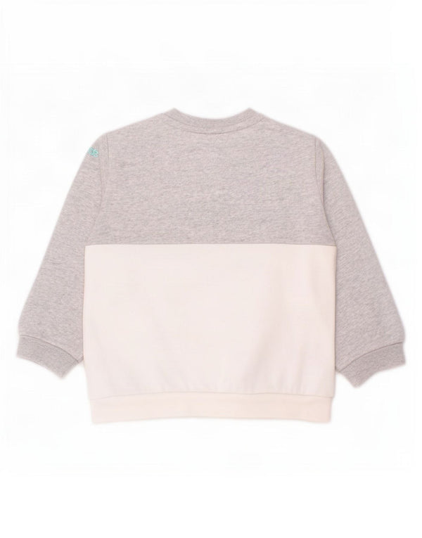 Adidas Sudadera con gráfico para bebé niño 12-18 meses Gris Colorblock