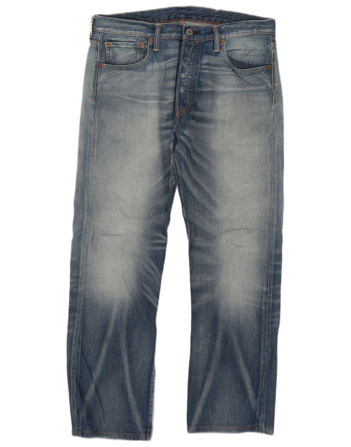 Levi's Jeans rectos 501 para hombre W34 L28 Algodón azul