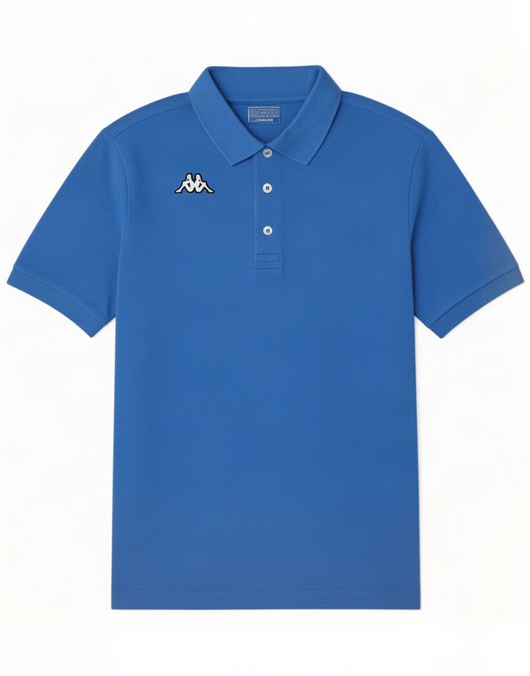 Kappa Polo de manga corta para hombre Azul medio