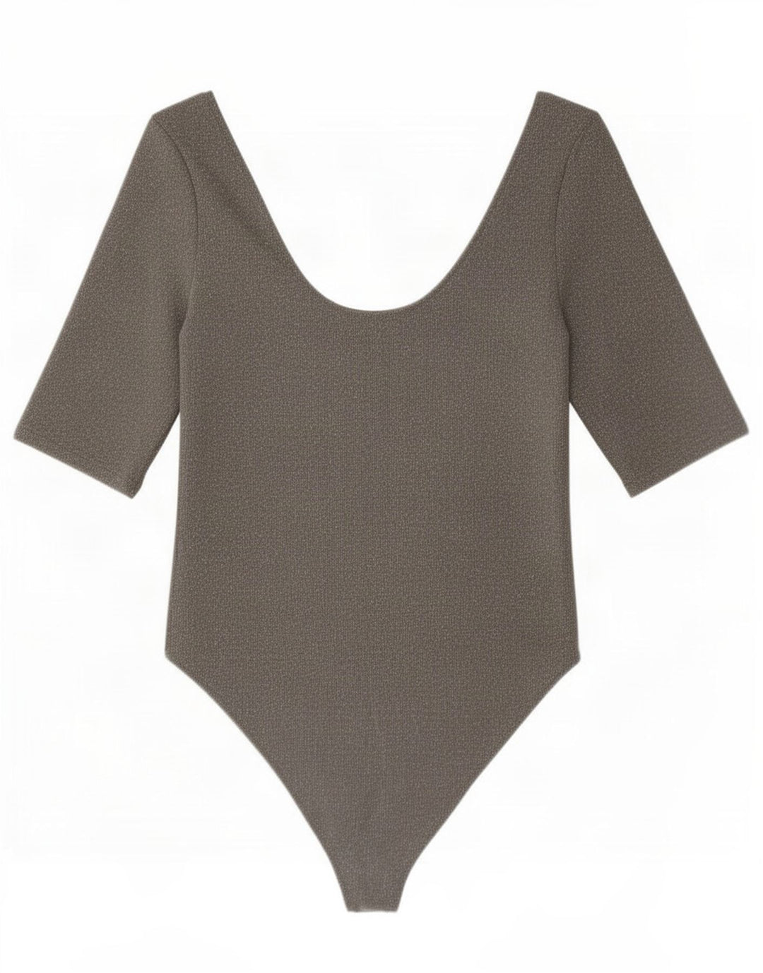 Zara Mujer Body UK 44 Grande Gris Elastano