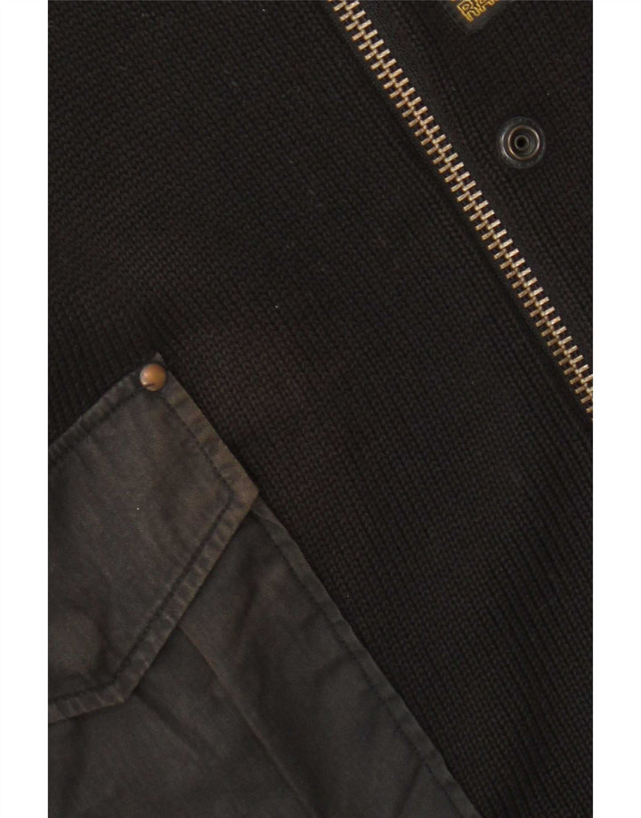 G-Star Suéter tipo cárdigan con cremallera completa para hombre Algodón negro mediano