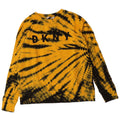 Dkny Sudadera con gráfico extragrande para mujer UK 10 Small Yellow Tie Dye