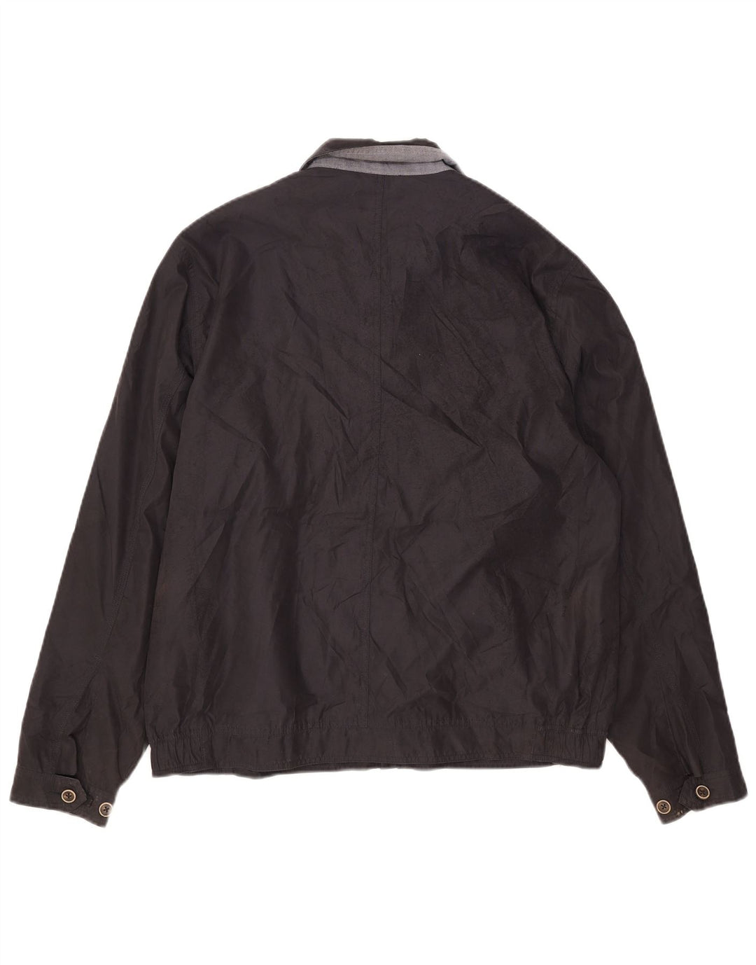 Marks & Spencer Chaqueta Bomber para Hombre UK 40 Grande Poliéster Azul Marino