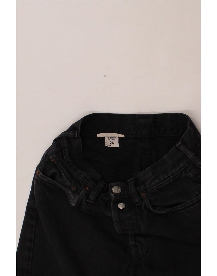 REPLAY Womens Straight Jeans W26 L32 Black Cotton Vintage Replay and Second-Hand Replay from Messina Hembry 
