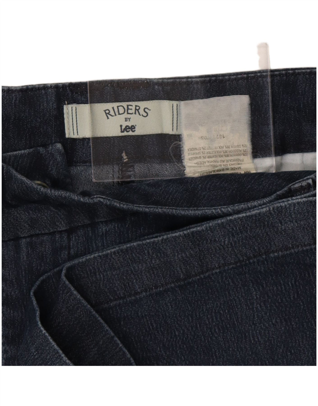 Lee Womens Riders Chino Shorts W32 Grande Algodón Azul