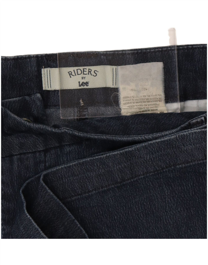 Lee Womens Riders Chino Shorts W32 Grande Algodón Azul
