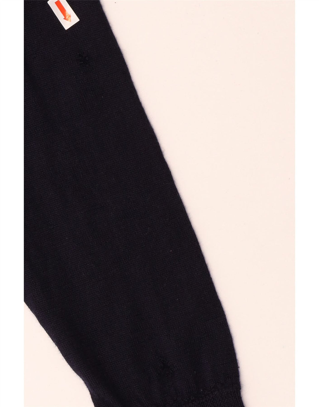 Lacoste Jersey de cuello redondo para hombre talla 4 mediano azul marino lana virgen