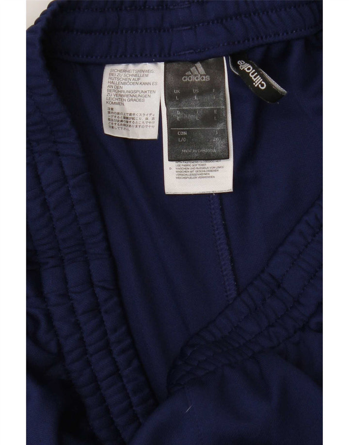 Adidas Mens Climalite Chándal Pantalones Grande Azul Marino Poliéster