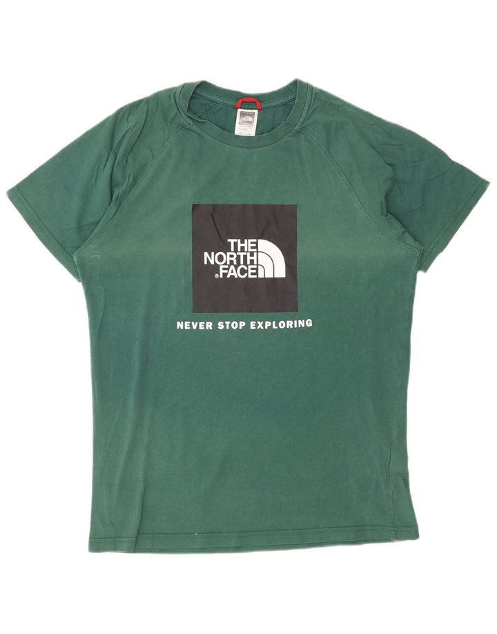 THE NORTH FACE Camiseta gráfica para hombre Top Algodón verde medio
