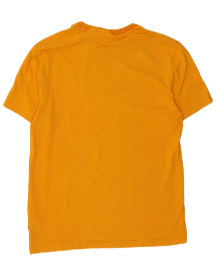 Calvin Klein - Camiseta para hombre, talla pequeña, color naranja, algodón