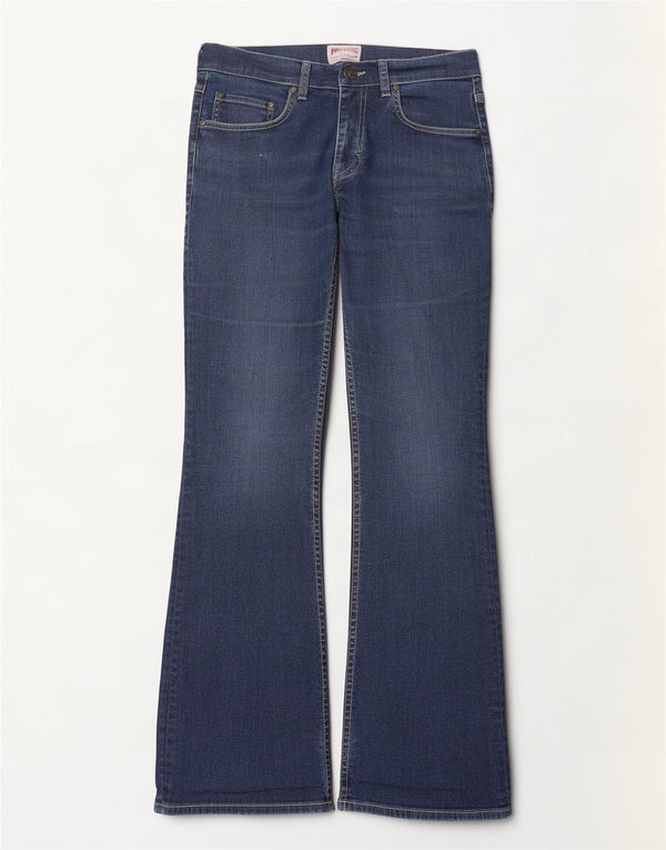 Mustang Jeans Bootcut Mujer W32 L32 Algodón Azul Marino