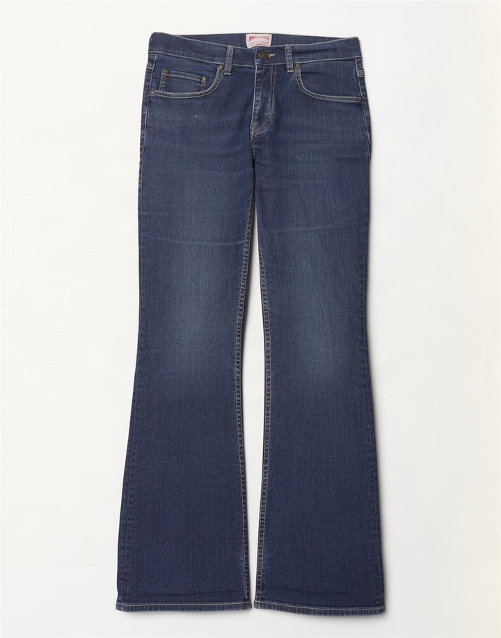 Mustang Jeans Bootcut Mujer W32 L32 Algodón Azul Marino