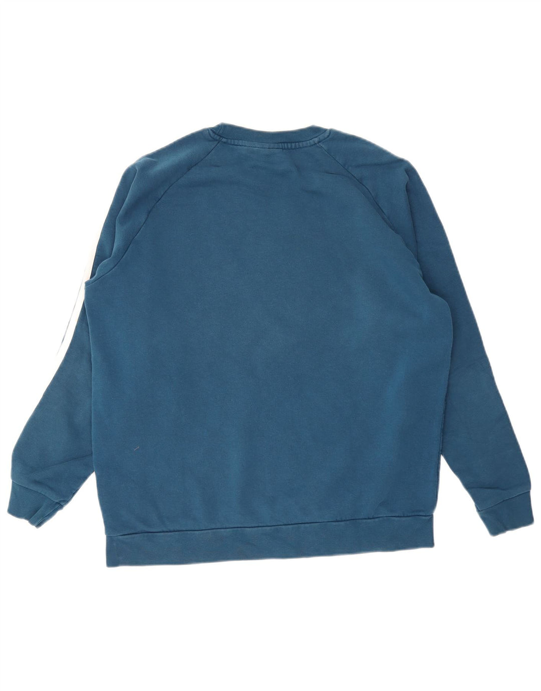 Adidas Hombre Sudadera Jumper Grande Azul Algodón