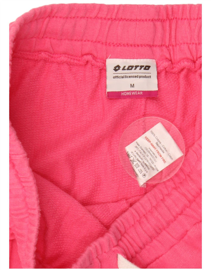 Lotto Pantalones cortos deportivos para mujer UK 42 Algodón rosa medio
