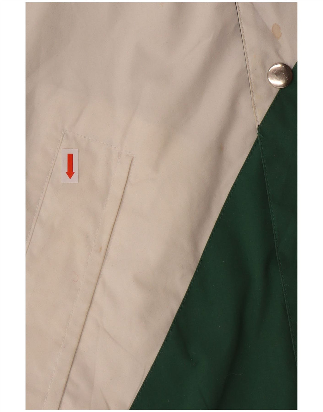 Patriot Chaqueta bomber con capucha para hombre UK 36 Small Verde Colorblock Algodón