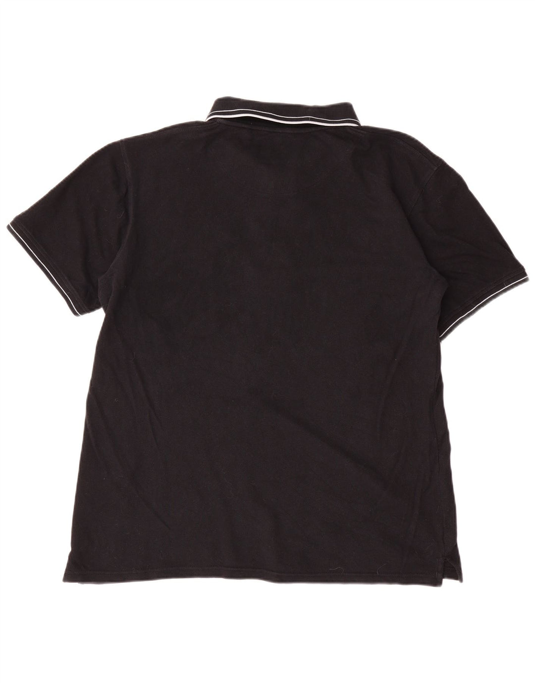 Lyle & Scott Polo para hombre 2XL Algodón negro