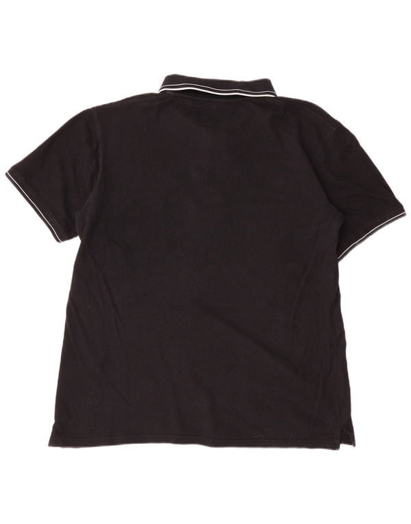 Lyle & Scott Polo para hombre 2XL Algodón negro