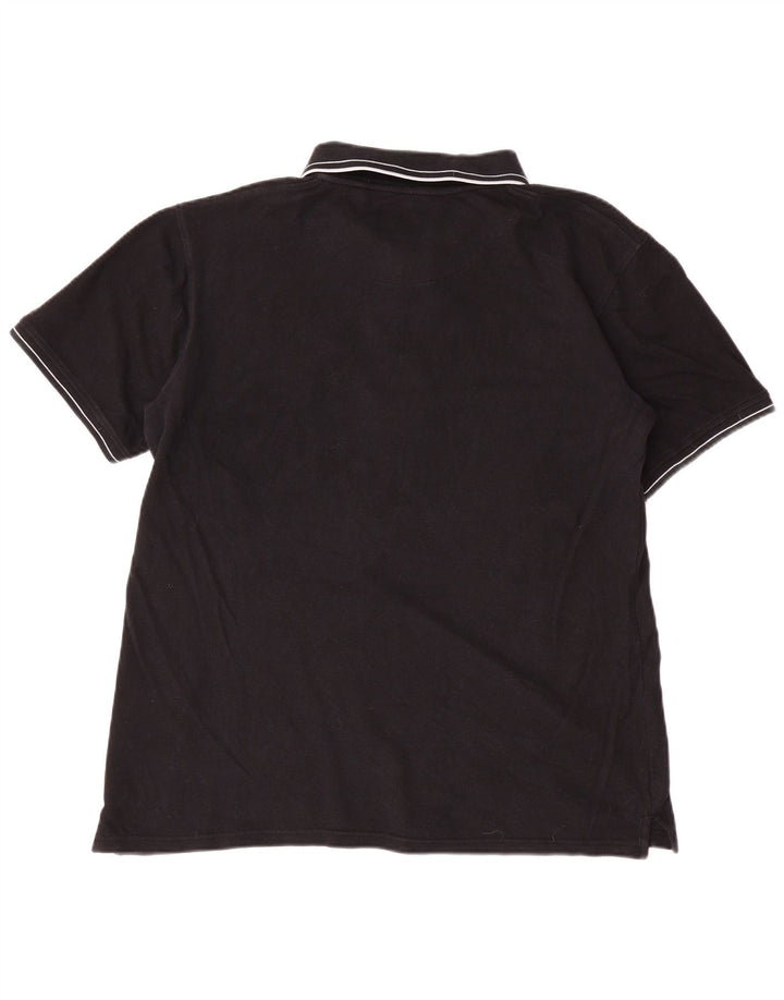 Lyle & Scott Polo para hombre 2XL Algodón negro