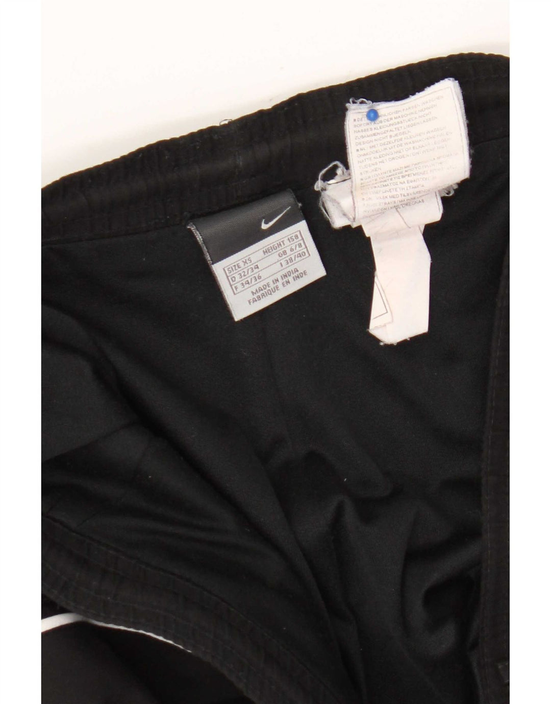 Nike - Pantalones de chándal para mujer, talla 6/8, XS, color negro, poliéster