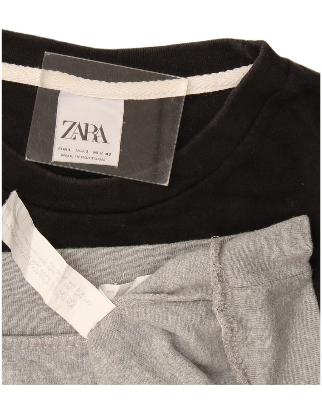 Zara Hombre Sudadera Jumper Large Multicolor Colorblock Algodón