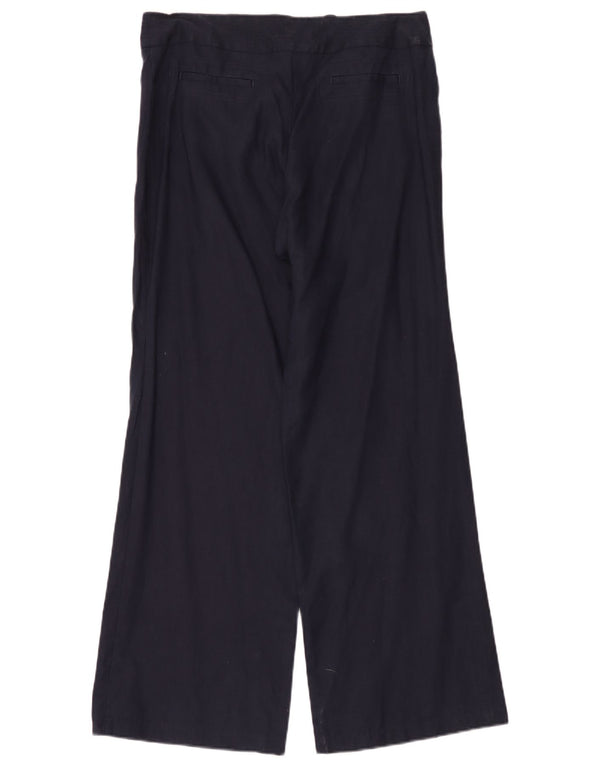 Marks & Spencer Pantalones anchos para mujer UK 40 Large W34 L32 Azul marino