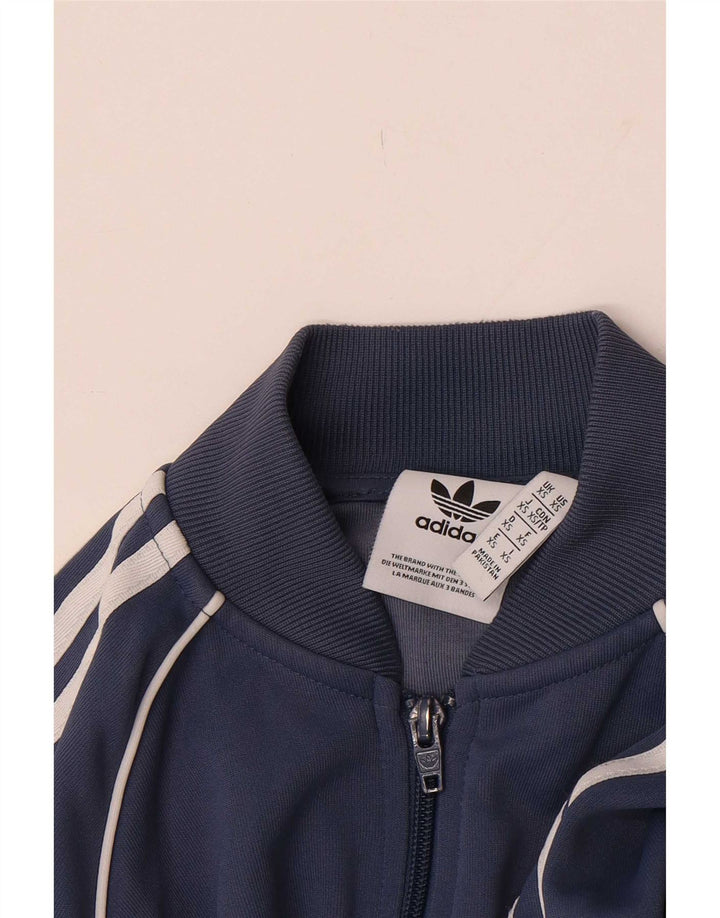 Adidas Hombre Chándal Top Chaqueta XS Azul Poliéster