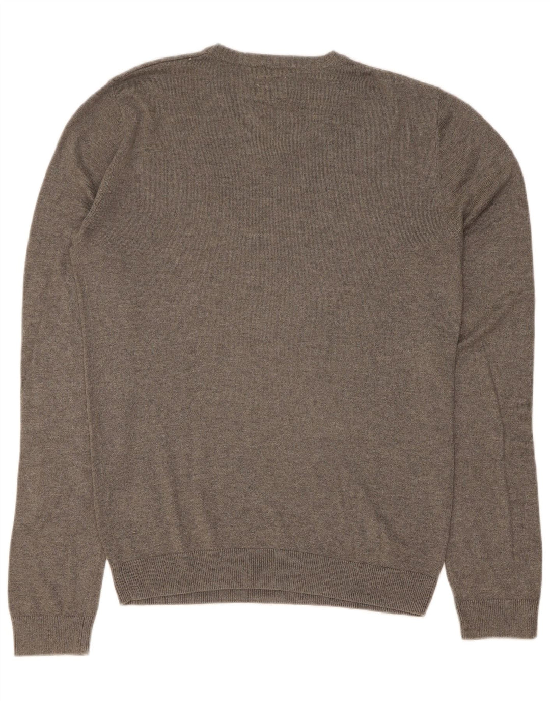 Lee Hombre Jersey Con Cuello En V De Viscosa Moteada Gris Medio