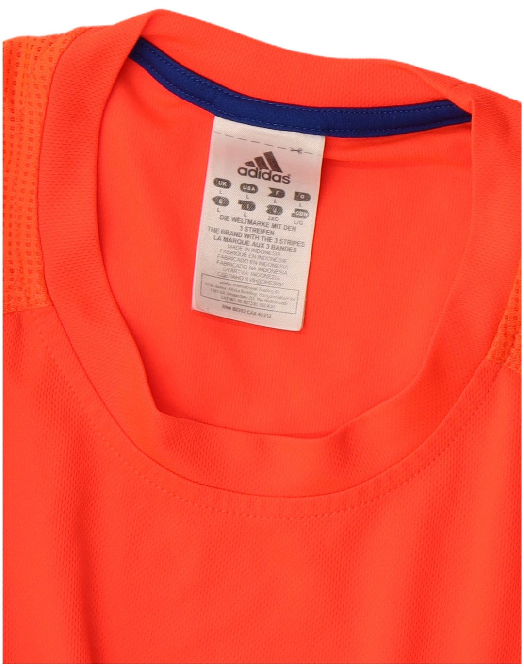 ADIDAS Camiseta Hombre Top Grande Poliéster Rojo