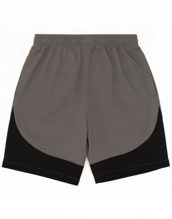 Pantalones cortos deportivos ajustados Dri Fit para hombre Nike Poliéster color block gris pequeño