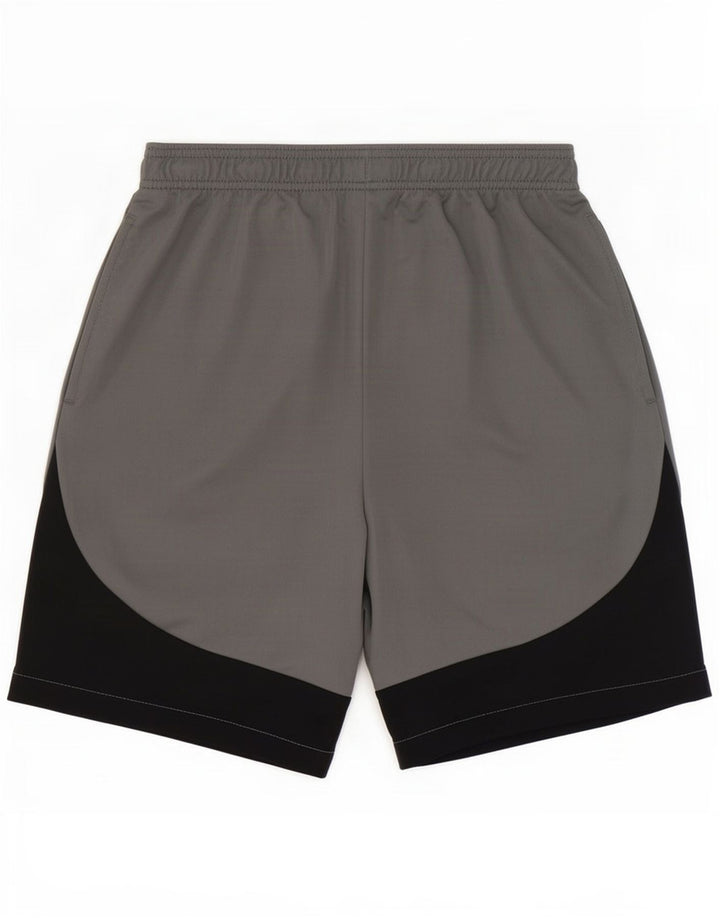 Pantalones cortos deportivos ajustados Dri Fit para hombre Nike Poliéster color block gris pequeño