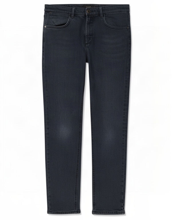 Massimo Dutti Jeans Tapered Hombre EU 40 Medium W31 L28 Azul Marino Algodón