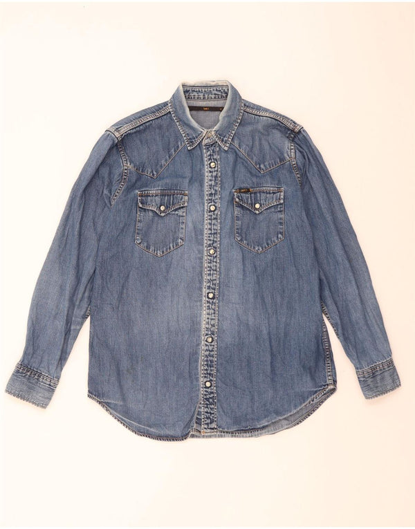Camisa Vaquera Lee De Algodón Azul Medio |