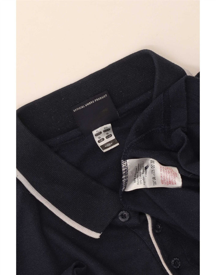 Polo Umbro Hombre XL Azul Marino Poliéster