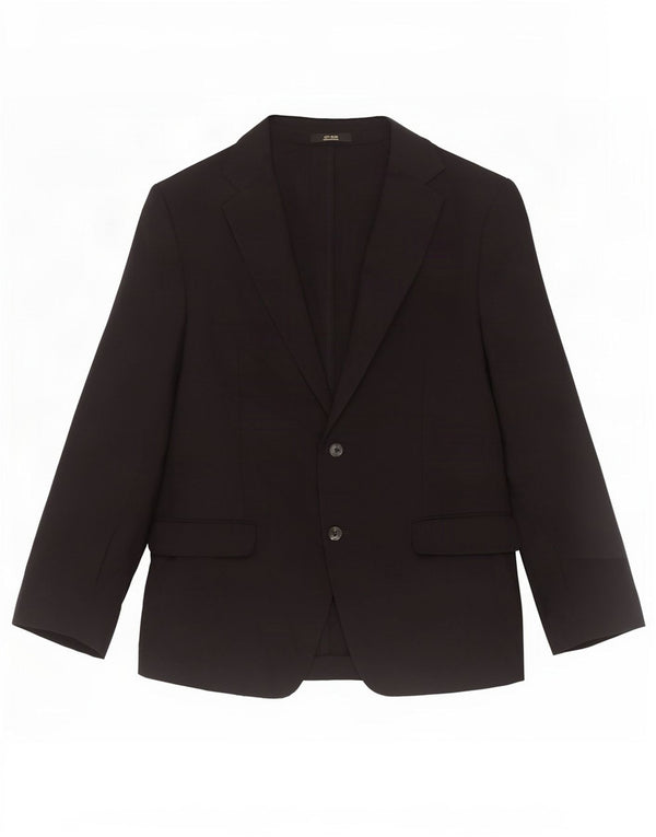 Massimo Dutti Chaqueta Blazer De 2 Botones Hombre EU 56 XL Lana Negra