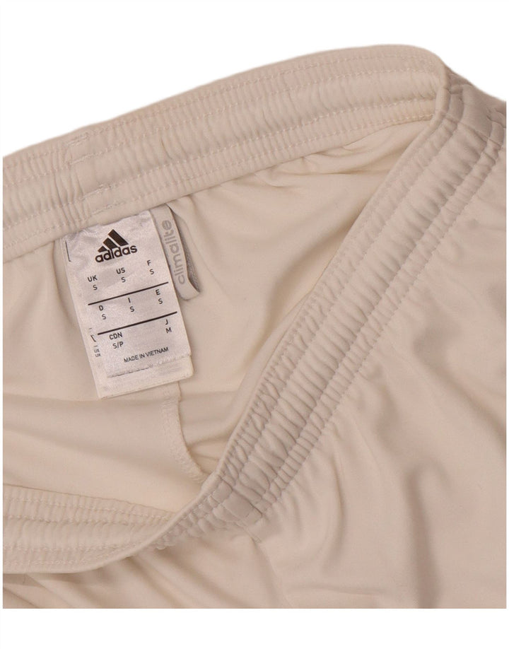 Adidas Mens Climalite Sport Shorts Pequeño Blanco Poliéster