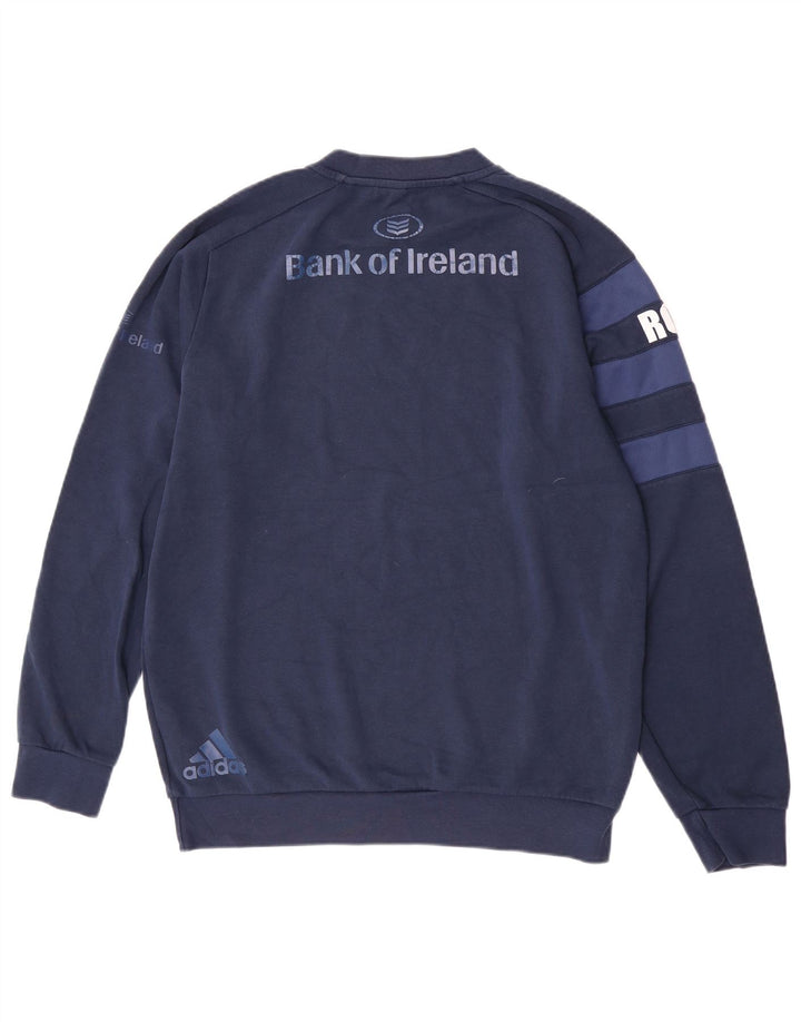 Adidas Hombre Graphic Sudadera Jumper Grande Azul Marino Algodón