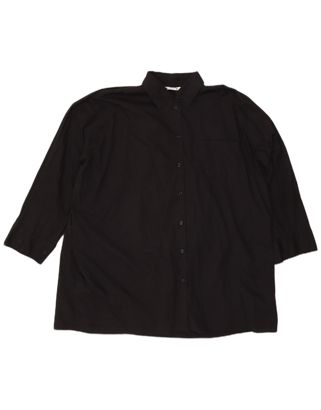 ZARA Mujer Camisa Oversize ES 40 XL Negro