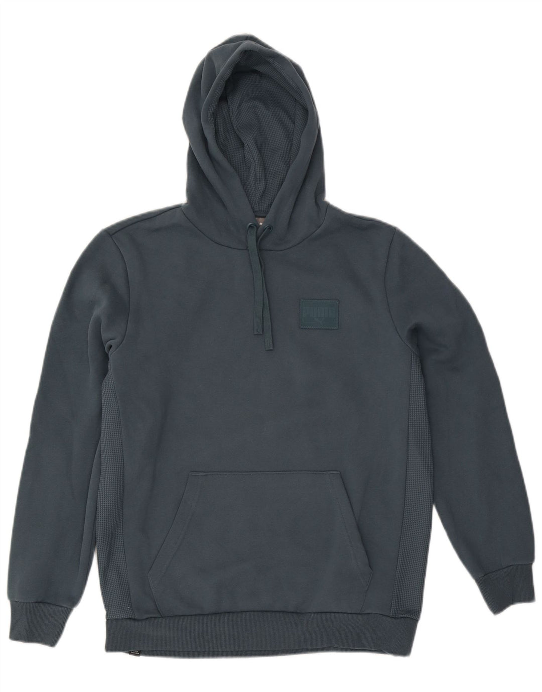 Puma Hombre Sudadera Con Capucha Jumper Algodón Gris Medio