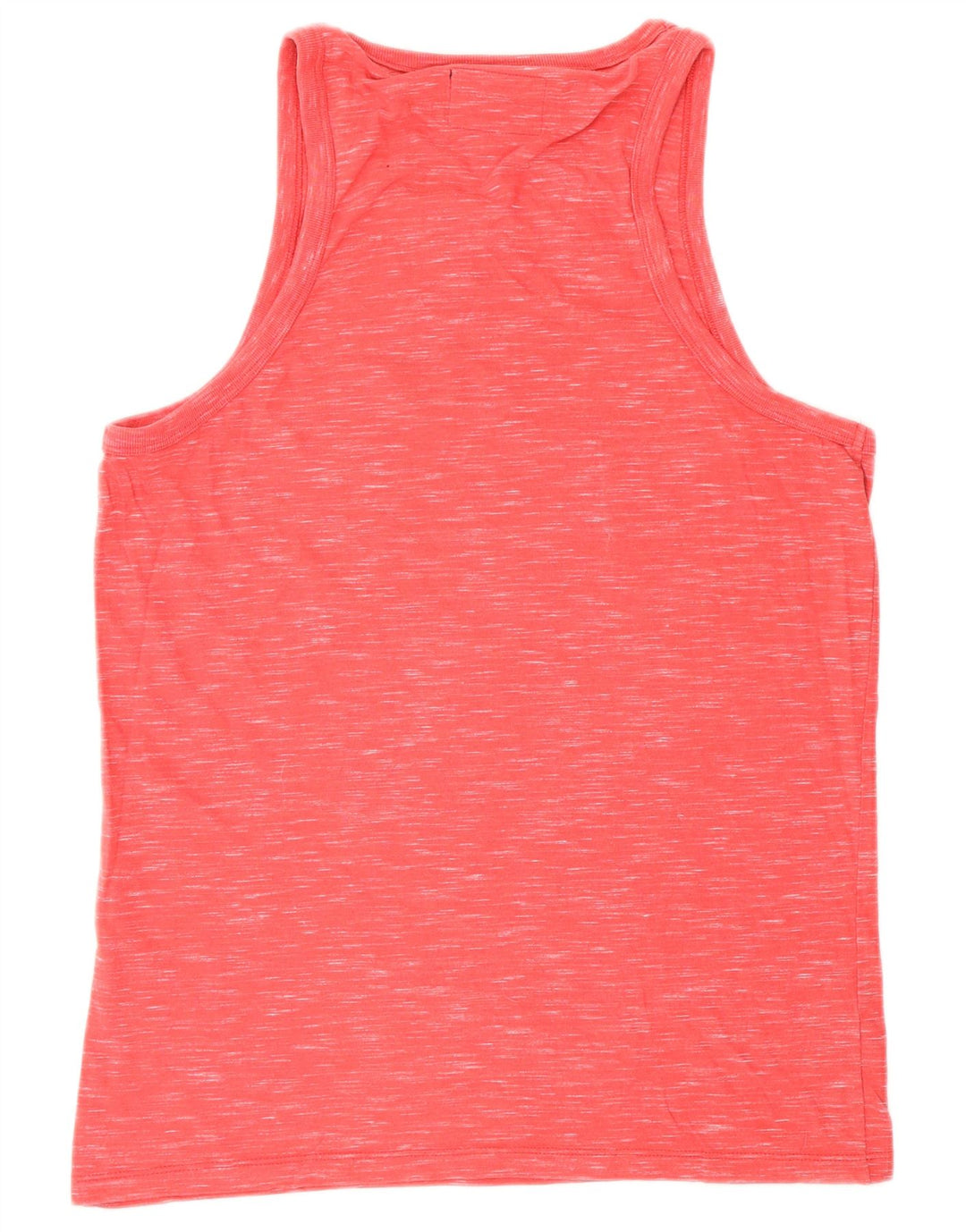 SUPERDRY Hombre Camiseta sin mangas de algodón moteado rojo medio