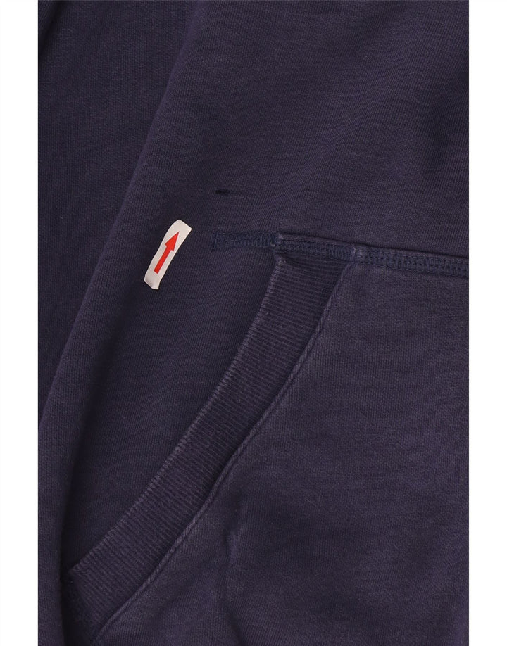 Puma Mens Chándal Top Chaqueta Grande Azul Marino Algodón